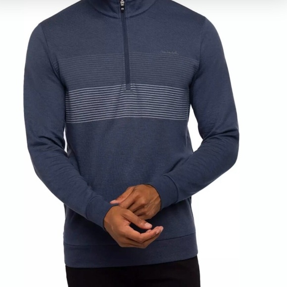 Travis Mathews 1/4 Zip Longsleeve Sweater - Picture 1 of 6
